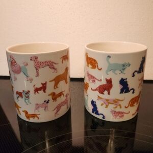 PARKER LANE Dog and Cat Person Mugs